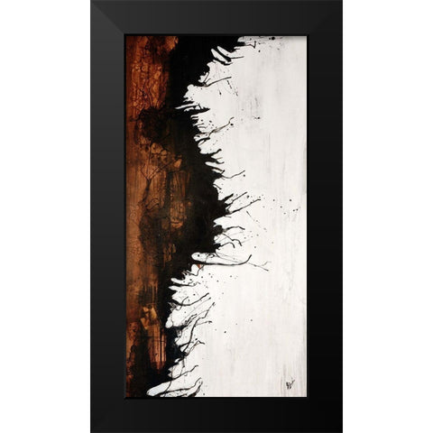 Give Or Take II Black Modern Wood Framed Art Print by Douglass, Farrell