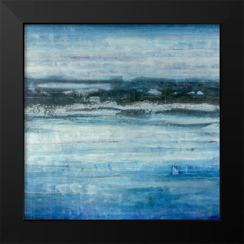 Aquatic Life Black Modern Wood Framed Art Print by Schicker, Joshua