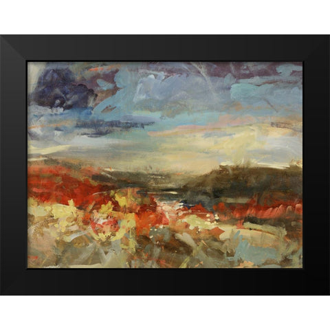 Landscape Study Black Modern Wood Framed Art Print by Maas, Jodi