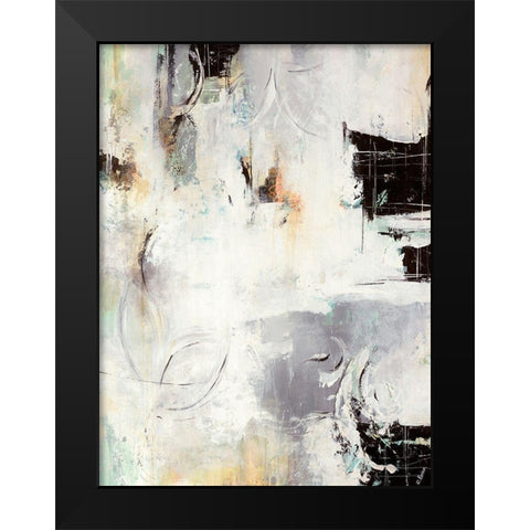 Tourist Black Modern Wood Framed Art Print by Drotar, Rikki