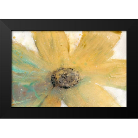 Floral Spirit II Black Modern Wood Framed Art Print by OToole, Tim