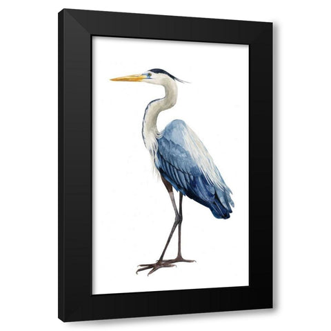Seabird Heron I Black Modern Wood Framed Art Print by Popp, Grace
