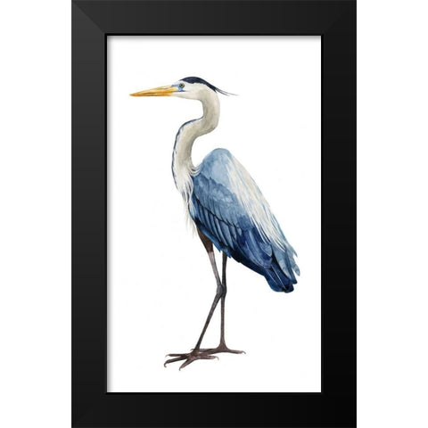 Seabird Heron I Black Modern Wood Framed Art Print by Popp, Grace