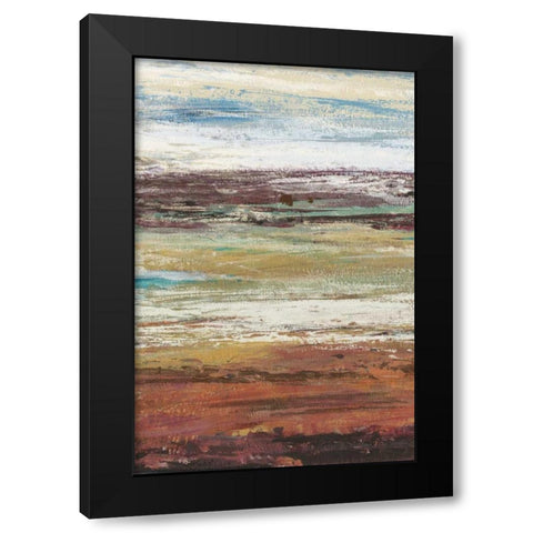 Plum Vista I Black Modern Wood Framed Art Print with Double Matting by OToole, Tim
