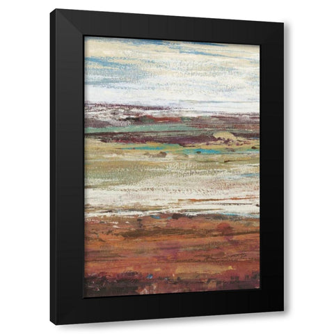 Plum Vista II Black Modern Wood Framed Art Print by OToole, Tim