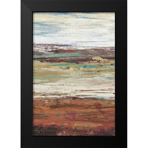 Plum Vista II Black Modern Wood Framed Art Print by OToole, Tim