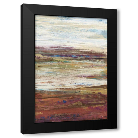 Plum Vista III Black Modern Wood Framed Art Print with Double Matting by OToole, Tim