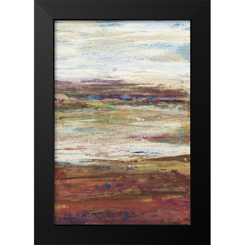 Plum Vista III Black Modern Wood Framed Art Print by OToole, Tim
