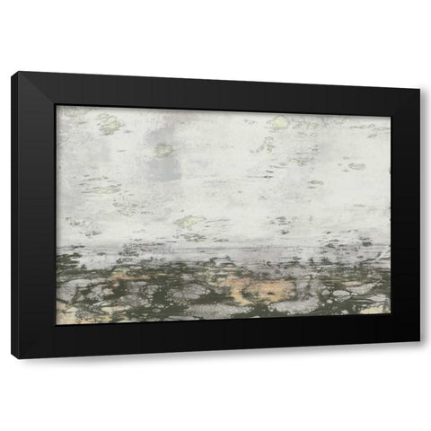 Neutral Horizon II Black Modern Wood Framed Art Print by Goldberger, Jennifer