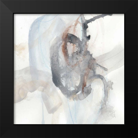 Supposition IV Black Modern Wood Framed Art Print by Vess, June Erica