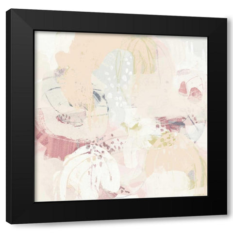 Hanami I Black Modern Wood Framed Art Print with Double Matting by Vess, June Erica