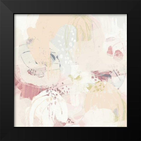 Hanami I Black Modern Wood Framed Art Print by Vess, June Erica
