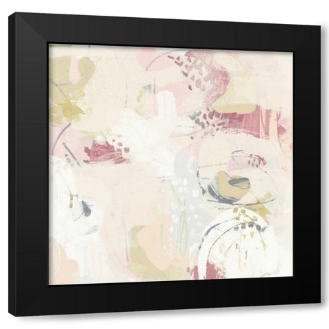 Hanami II Black Modern Wood Framed Art Print with Double Matting by Vess, June Erica