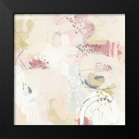 Hanami II Black Modern Wood Framed Art Print by Vess, June Erica