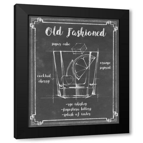 Mixology I Black Modern Wood Framed Art Print by Harper, Ethan