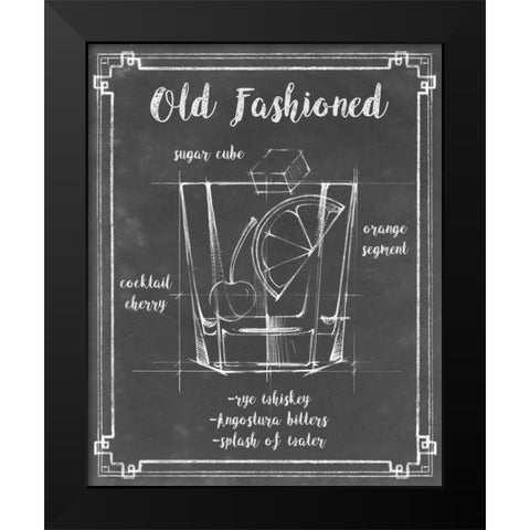 Mixology I Black Modern Wood Framed Art Print by Harper, Ethan