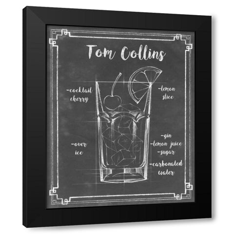 Mixology II Black Modern Wood Framed Art Print by Harper, Ethan