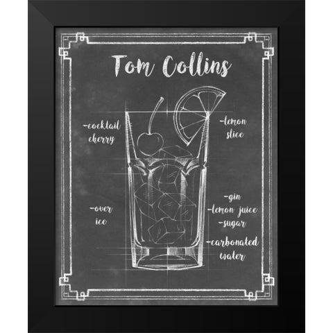 Mixology II Black Modern Wood Framed Art Print by Harper, Ethan