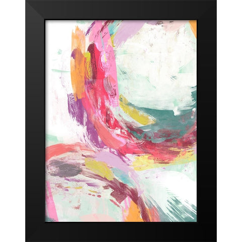 Radiant Festival I Black Modern Wood Framed Art Print by Studio W