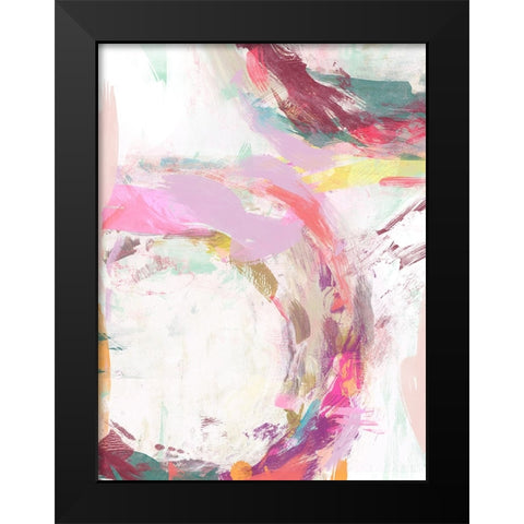 Radiant Festival II Black Modern Wood Framed Art Print by Studio W