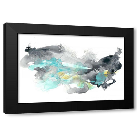 Lunar Veil I Black Modern Wood Framed Art Print by Vess, June Erica
