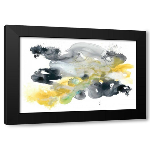 Lunar Veil IV Black Modern Wood Framed Art Print by Vess, June Erica