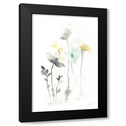 Stem Illusion II Black Modern Wood Framed Art Print with Double Matting by Vess, June Erica