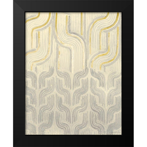 Chenille II Black Modern Wood Framed Art Print by Lam, Vanna