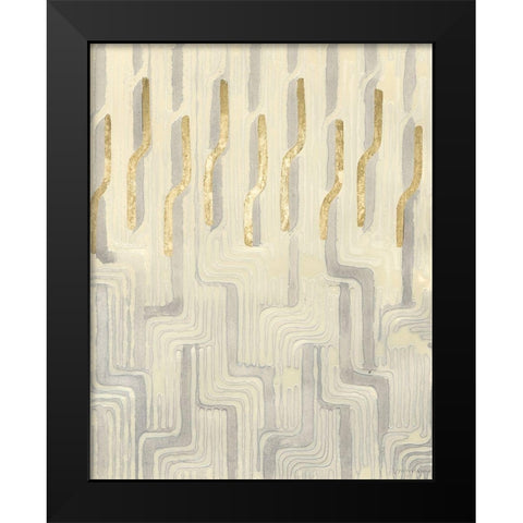 Chenille Iii Black Modern Wood Framed Art Print by Lam, Vanna