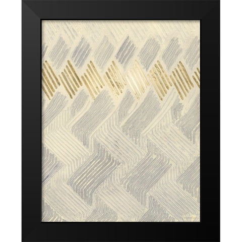 Chenille IV Black Modern Wood Framed Art Print by Lam, Vanna