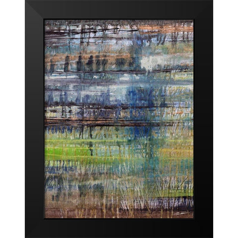 Rushes I Black Modern Wood Framed Art Print by Butler, John