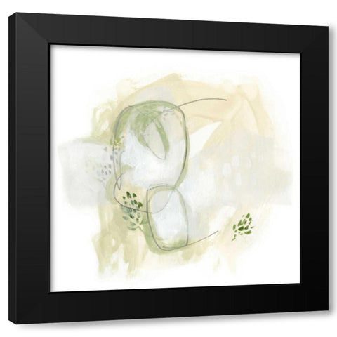 Intermezzo II Black Modern Wood Framed Art Print by Vess, June Erica