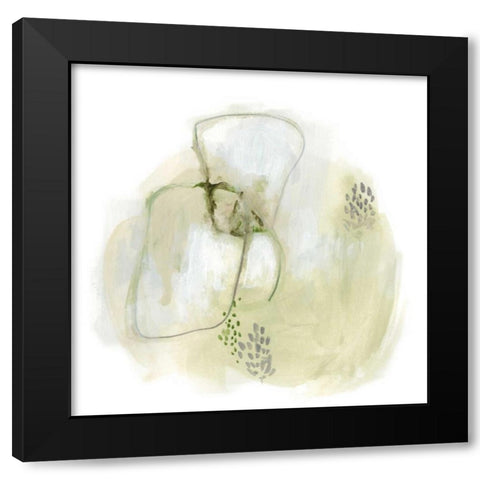 Intermezzo III Black Modern Wood Framed Art Print with Double Matting by Vess, June Erica