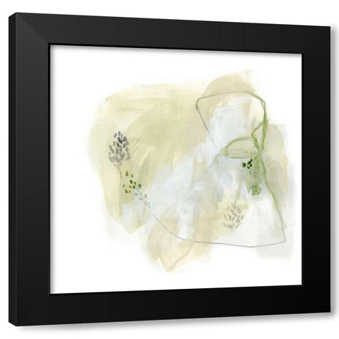 Intermezzo IV Black Modern Wood Framed Art Print by Vess, June Erica