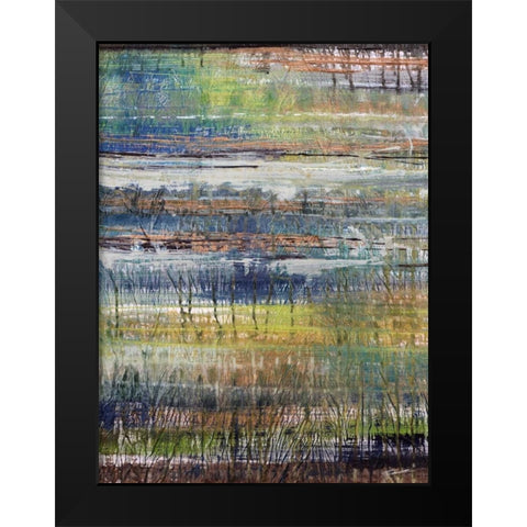 Rushes II Black Modern Wood Framed Art Print by Butler, John