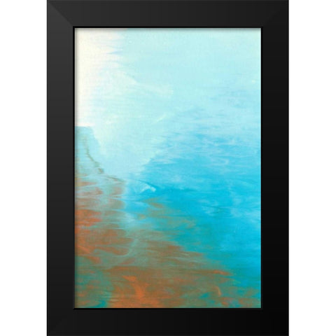 Neptune Sky I Black Modern Wood Framed Art Print by Lam, Vanna