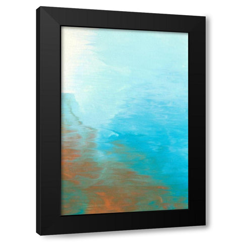 Neptune Sky I Black Modern Wood Framed Art Print by Lam, Vanna