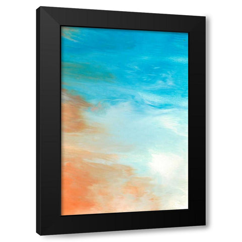 Neptune Sky II Black Modern Wood Framed Art Print by Lam, Vanna