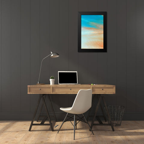Neptune Sky III Black Modern Wood Framed Art Print by Lam, Vanna