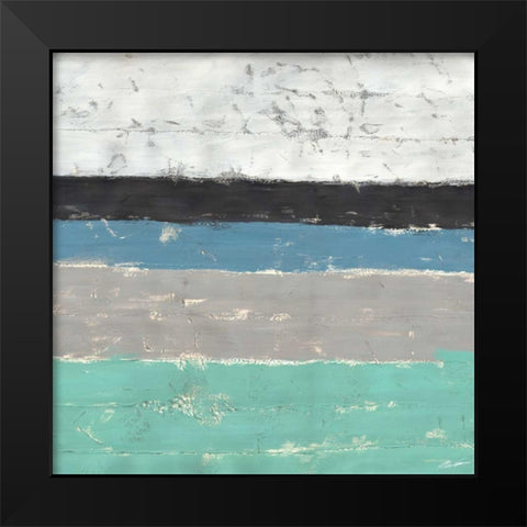 Seawall I Black Modern Wood Framed Art Print by Butler, John