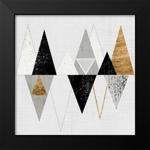 Range I Black Modern Wood Framed Art Print by Fagalde, Jarman