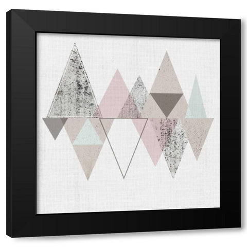 Amuse I Black Modern Wood Framed Art Print with Double Matting by Fagalde, Jarman