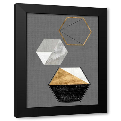 Gather II Black Modern Wood Framed Art Print by Fagalde, Jarman
