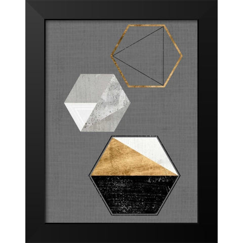 Gather II Black Modern Wood Framed Art Print by Fagalde, Jarman