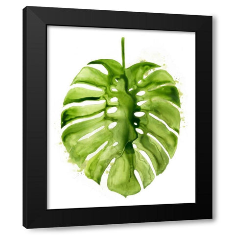 Monstera I Black Modern Wood Framed Art Print by Popp, Grace