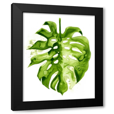 Monstera II Black Modern Wood Framed Art Print by Popp, Grace