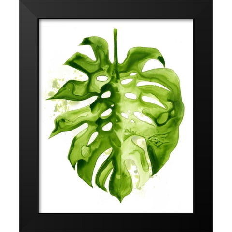 Monstera II Black Modern Wood Framed Art Print by Popp, Grace