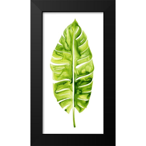 Banana Leaf Study I Black Modern Wood Framed Art Print by Popp, Grace