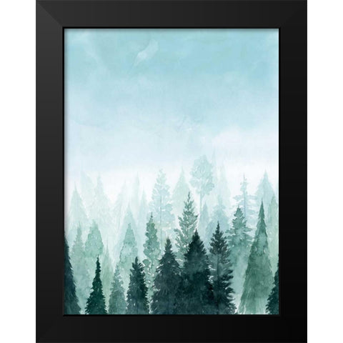 Into the Trees I Black Modern Wood Framed Art Print by Popp, Grace