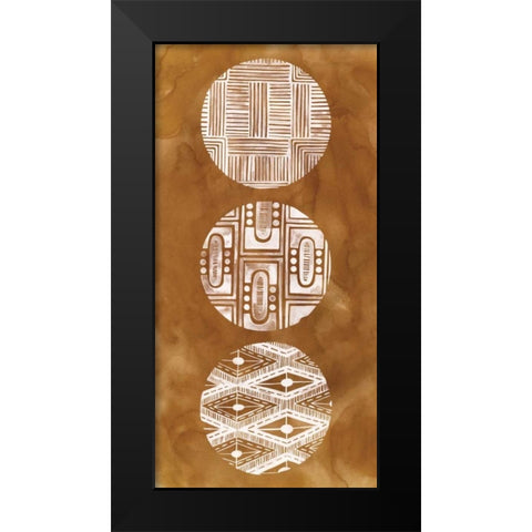 Tribal Pattern II Black Modern Wood Framed Art Print by Popp, Grace